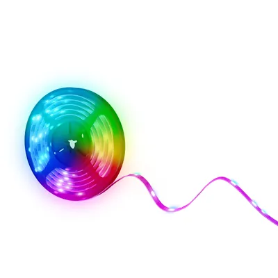 Produktbild von Calex Smart LED Streifen, 2 m, RGB-Farben, flexibel & zuschneidbar, dimmbar, WLAN App- & Sprachsteuerung, inkl. Fernbedienung