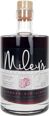 Produktbild von Mileys Himbeer Wild Berry Himbeer-Gin-Likör 0,5l (20% Vol)- [Enthält Sulfite]