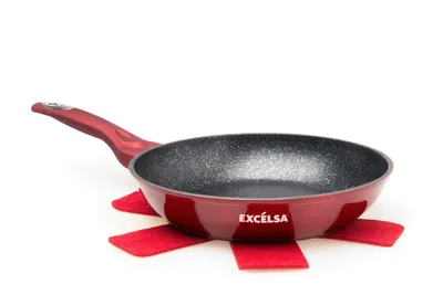 Zdjęcie produktu dla Excelsa patelnia Phoenix 24 cm aluminium czerwony
