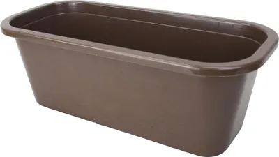 Produktbild von Kunststoff Blumenkasten 40cm in türkis, pink, grün, anthrazit, weiß oder braun