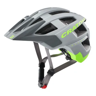 Produktbild von Cratoni AllSet Helm grau-gelbe Neonmatte größe M-L (58-61 cm) 110612G2