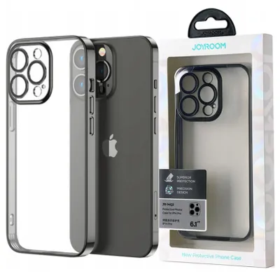 Produktbild von Joyroom 14Q Etui Für Iphone 14 Plus Etui Hülle Mit Metallrahmen Schwarz (Jr-14Q3-Schwarz)