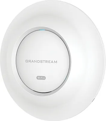 Produktbild von Grandstream GWN7662 Access Point Wi-Fi 6 PoE Dual-Band (2.4/5 GHz), 5.38 Gbit/s Wireless-Durchsatz, 2.5 Gigabit LAN, integrierter Controller bis zu 50 GWN-Zugangspunkte, Weiß, Maße: 205.3x205.3x45.9 mm