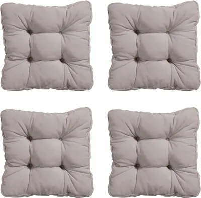 Produktbild von Madison - Sitzkissen Florance Panama taupe - Ca. 47x47 cm - 4er-Set