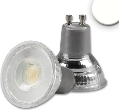 Produktbild von ISOLED GU10 LED Strahler 5W, 45°, prismatisch, neutralweiß, dimmbar, CRI90