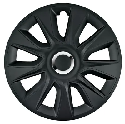 Produktbild von Radkappen PILOT Stratos RC black Set 4 Ø 17 Zoll ABS für Stahlfelgen