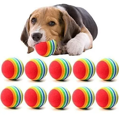 Produktbild von Mini-Hundespielzeug Kaubälle für kleine Hunde, 10 Stück