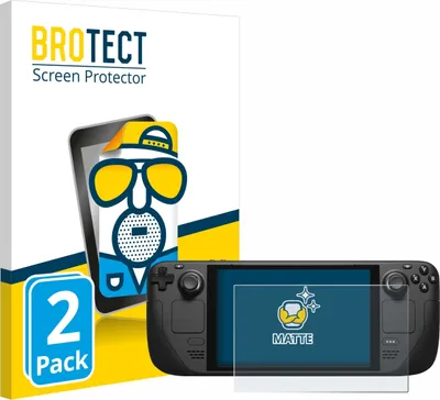 Produktbild von 2x BROTECT Schutzfolie für Valve Steam Deck / OLED Displayschutz Displayschutzfolie Folie Matt Entspiegelungsfolie