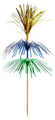 Zdjęcie produktu dla Papstar Deko Picker Feuerwerk 3lagig bunt Höhe 18cm 100 Stück