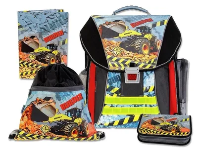Produktbild von EMIPO Schulrucksack Set Builder 4-tlg