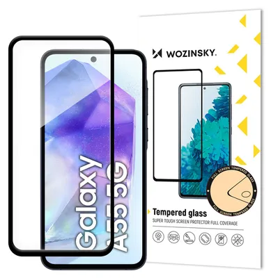 Immagine prodotto di Wozinsky Vetro temperato completo di colla per Samsung Galaxy A55 con cornice nera