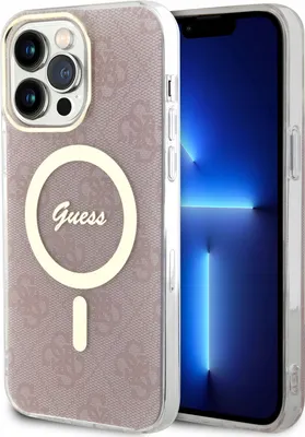 Immagine prodotto di Guess Guhmp14Xh4Stp Custodia rigida 4G Magsafe per Iphone 14 Pro Max6.7 Różowy/Rosa