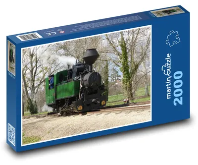 Zdjęcie produktu dla Puzzle 2000 Lokomotywa parowa na Węgrzech - martinpuzzle