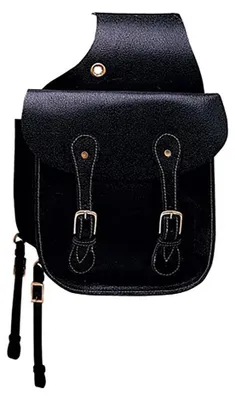 Produktbild von Hispano Hipica Leder Fahrradtasche Schwarz  Schwarz One Size
