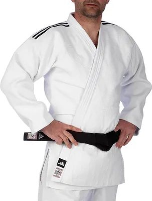Produktbild von adidas Judojacke CHAMPION III IJF - Model 2 JIJFS-JAC weiß / schwarze Streifen 190