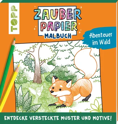 Produktbild von Zauberpapier Malbuch Abenteuer im Wald