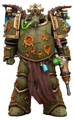 Productafbeelding van Warhammer 40.000 actiefiguur, Death Guard Biologus Putrifier, 12 cm