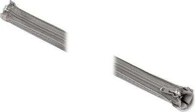 Obrázek produktu pro DELOCK Geflechtschlauch mit Reißverschluss 1 m x 50 mm grau