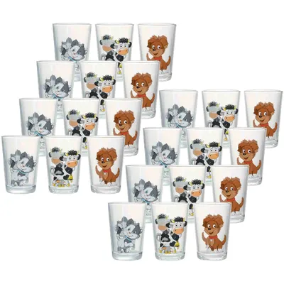 Produktbild von Ritzenhoff & Breker HOFTIERE Kinderbecher Set 24-teilig
