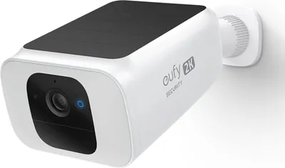 Image de eufy SoloCam S40 caméra de surveillance sans fil (2K, IP67, extérieur, projecteur, WiFi, panneau solaire)