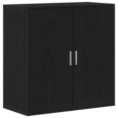 Produktbild von vidaXL Sideboard Schwarz Eichen-Optik 79 x 38 x 80 cm Holzwerkstoff
