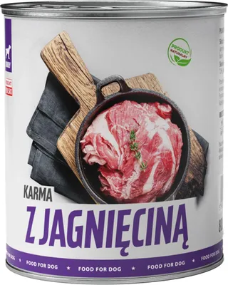 Zdjęcie produktu dla MOKRA KARMA DLA PSA TufTuf Puszka mielonka z jagnięciną 800g
