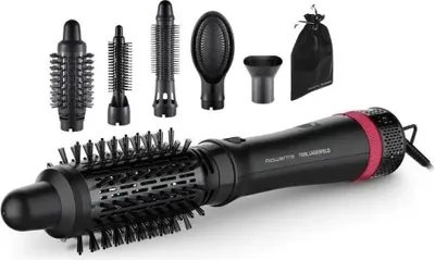 Obrázok produktu pre Rowenta Express Style CF634LF0 nástroj na úpravu vlasov Teplovzdušná kefa Warm Black, Red 800 W 1,8 m