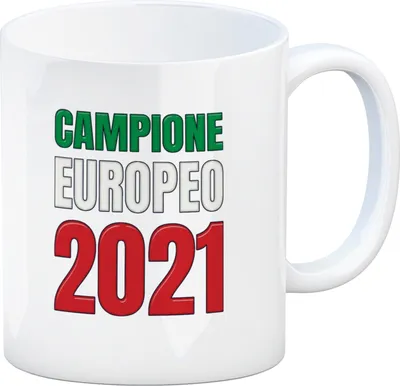 Produktbild von Kaffeebecher Campione Europeo 2021 Italia Italien Europameister Tazza