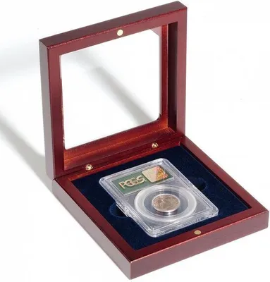 Produktbild von Münzetui VOLTERRA, für e Münzkapseln mit Glasdeckel