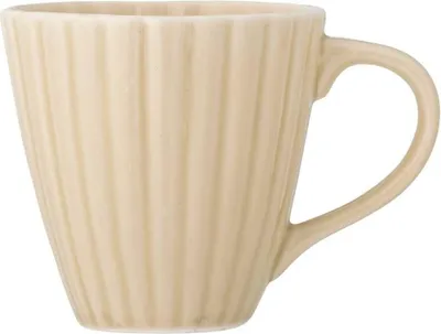 Produktbild von Bloomingville Becher LATINA Natur mit Henkel Tasse Keramik 220 ml