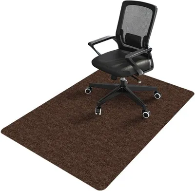 Produktbild von Bodenschutzmatte Bürostuhlmatte, Bodenschutzmatte, Bürostuhl, 90 x 120 cm, Bodenschutzmatte für Hartböden, kratzfeste Bodenmatte, Bürostuhlunterlage f