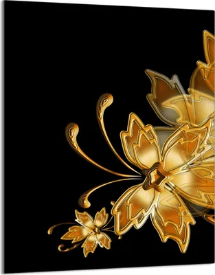 Produktbild von Herdabdeckplatte 40x52 Glaskeramikkochfeld Abdeckung Spritzschutz Glasplatte Deko Schneidebrett, Golden Schwarz