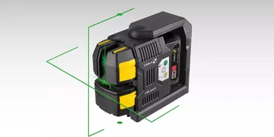 Produktbild von Stabila Kreuzlinien-Lot-Laser LAX 500 G, 12-V-System, 7-tlg., mit Akku u. Ladegerät (EU)