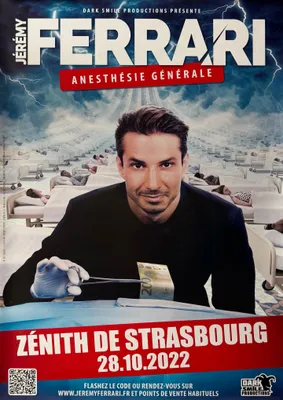 Immagine prodotto di Jérémy FERRARI - Anestesia generale - LOCANDINA / POSTER - 84x120 cm