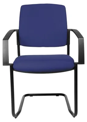 Produktbild von Besucherstuhl B to B 20 BB300A G26 mit Armlehnen blau
