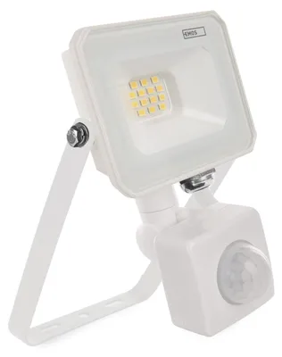 Immagine prodotto di EMOS Faretto LED SIMPO 10 W con rilevatore di movimento, 1000 lm, IP44, bianco neutro 4000K, cavo 15 cm, bianco, ZS2313W