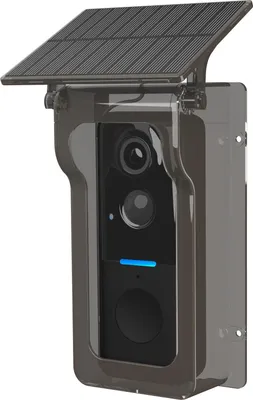 Obrázek produktu pro INF Černý dešťový kryt Sada video zvonku: 720p HD, obousměrný zvuk, detekce pohybu