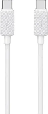 Produktbild von USAMS KY-Serie US-SJ691 60 W USB-C-auf-USB-C-Kabel 1 m Weiß