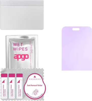 Produktbild von apgo Hybrid Schutzglas, kompatibel mit Nokia 6300 4G, Anti-Blue, 9H Härte, toller Ersatz für Hartglas, kratzfester Displayschutzglas, Displayschutz, Full Glue