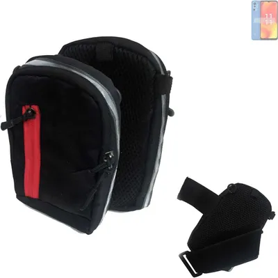 Produktbild von K-S-Trade Outdoor Gürteltasche Holster Umhängetasche kompatibel mit Lava Blaze Pro schwarz Handy Tasche Case travelbag Schutz Hülle Handy Hülle