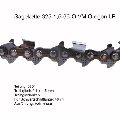 Produktbild von Oregon Sägekette PowerCut 325 1.5 mm 66 TG VM - 21LPX
