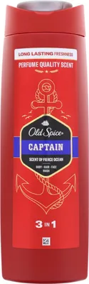Produktbild von Old Spice Captain 3in1 Duschgel für Haar Gesicht und Körper 400ml