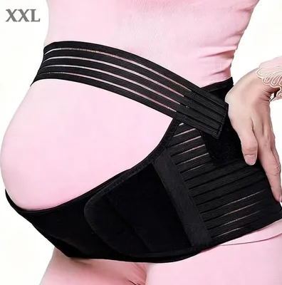 Produktbild von Stützgurt Schwangerschaft, Verstellbares Bauchband, Schwangerschaftsgürtel XXL, Elastisch & Atmungsaktiv