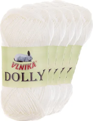 Produktbild von 5 x 100g Strickgarn Dolly Uni Häkelgarn Handstrickgarn Wolle Farbwahl