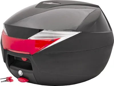 Produktbild von Moretti Kofferraum, MR-713, 30 l, Schwarz, Rot reflektierend
