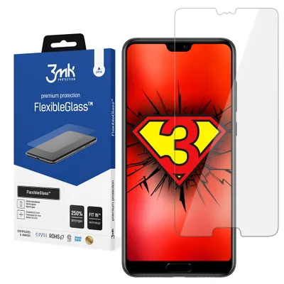 Produktbild von 3mk Display Hybridglas FlexibleGlass für Huawei P20 Pro 0,3mm 7H