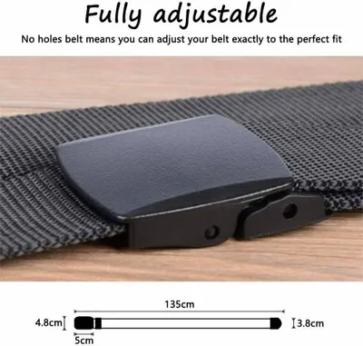 Produktbild von 3 X Herren Taktischer Gürtel Schnalle verdicken Nylon Canvas Gürtel für Männer