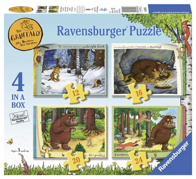 Zdjęcie produktu dla Ravensburger The Gruffalo 4in1, 12 szt., Kreskówki