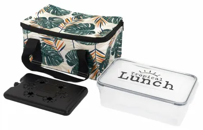 Produktbild von Cook Concept Kuhltasche Tropical - fur Mittagessen - 3L - 22 x 15 x 11 cm - Kuhlelement und Box