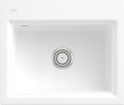 Produktbild von Villeroy & Boch Keramikspüle 33661FR1, Subway Style 60 S Flat Flächenbündige Spüle - inkl.